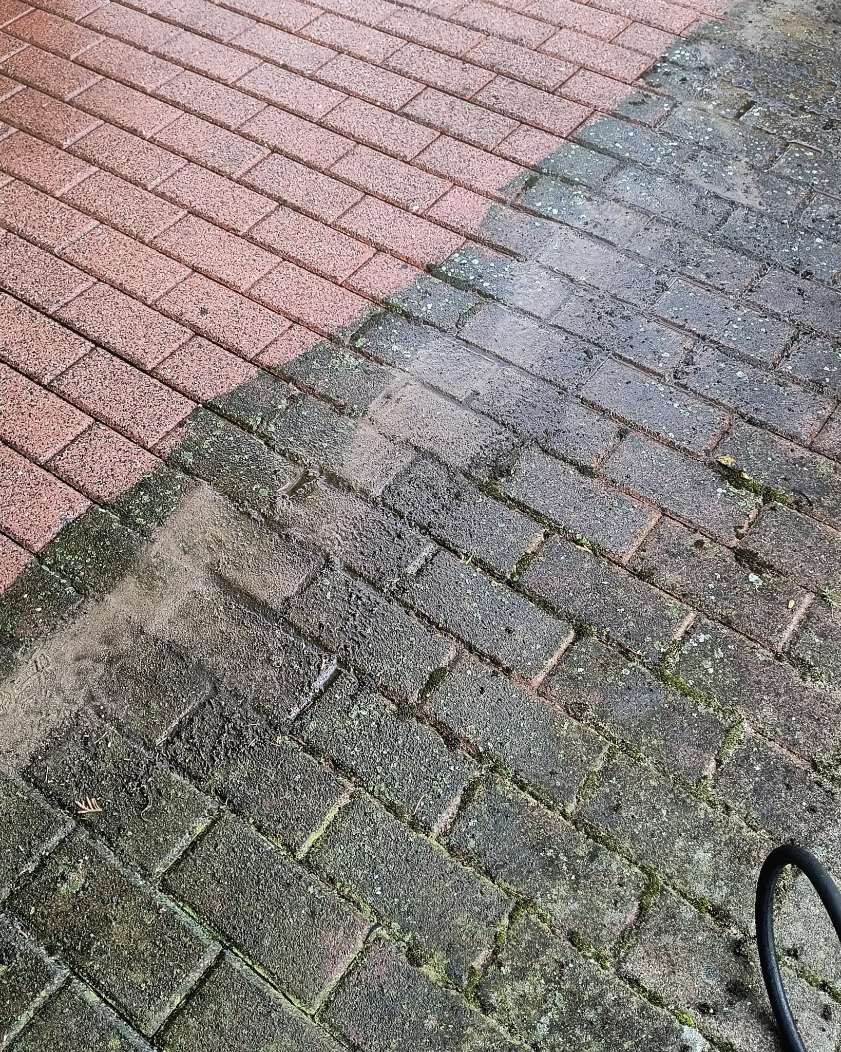 Czyszczenie kostki brukowej myjką ciśnieniową